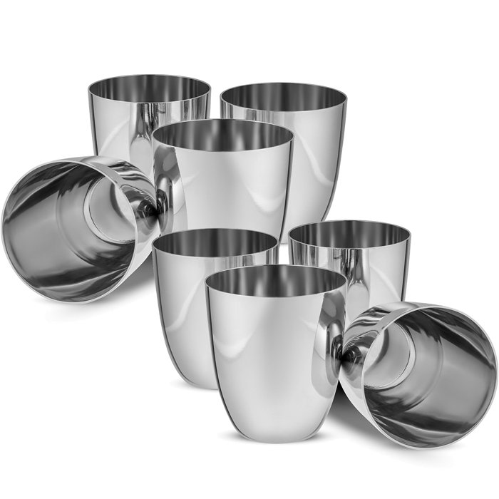 Orren Ellis Eastham Unbreakable 12 oz. Stainless Steel Drinking Glass